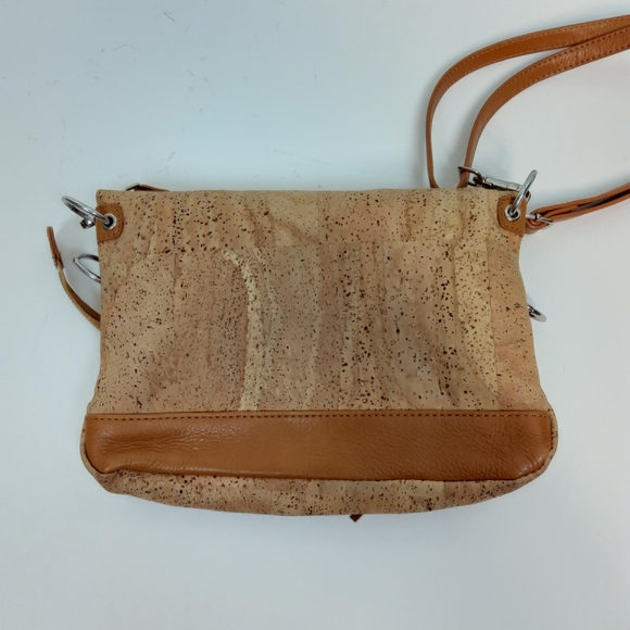 queork Bags Queork Cork Convertible Foldover Crossbody Poshmark